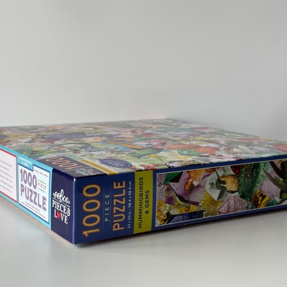 Brand New EeBoo puzzle -1000 pieces- Hummingbirds and Gems - Picture 5 of 5